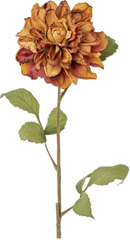 Kunstpflanze Dahlie in Orange
