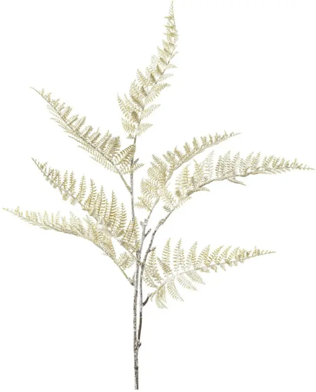 Kunstpflanze Farnzweig I in Sandfarben