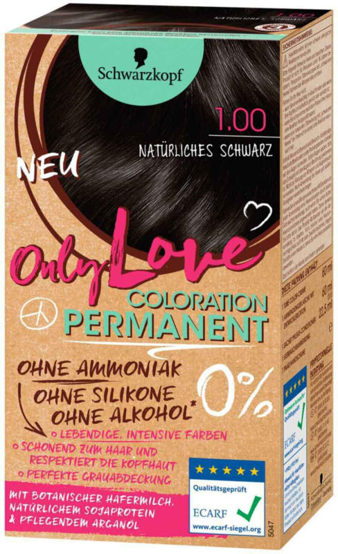 Schwarzkopf Only Love Col 1.00 natürliches schwarz -