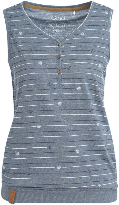 Damen Top mit kurzer Knopfleiste (Nur online)