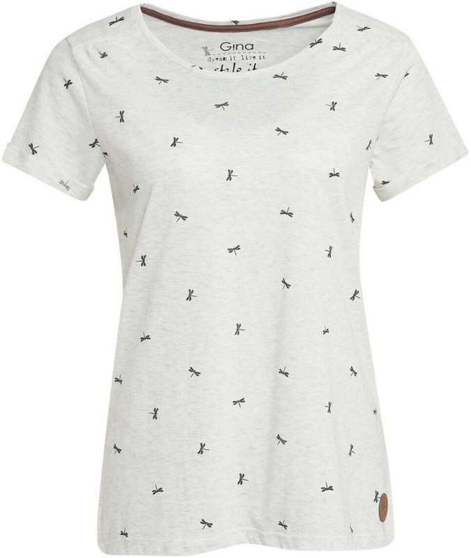 Damen T-Shirt mit Libellen-Allover (Nur online)