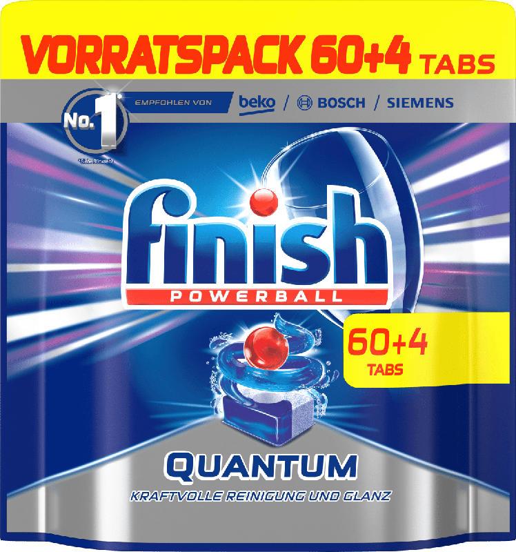 finish Spülmaschinen-Tabs Quantum Ultimate Vorratspack