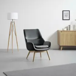 Sessel 'Felia', grau