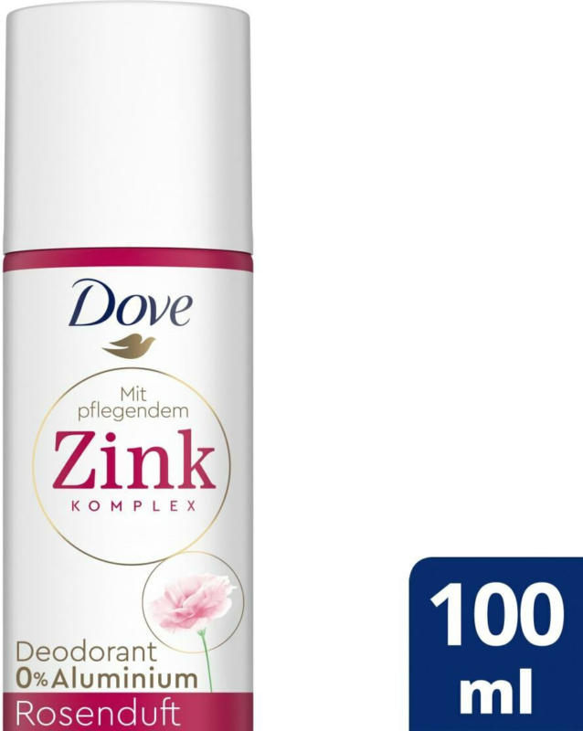 Dove Deo Spray Deodorant mit Zink Rosenduft