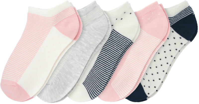 5 Paar Mädchen Sneaker-Socken im Set (Nur online)