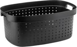 Wäschekorb Seoul in Schwarz ca. 42l