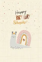 Glückwunschkarte Birthday