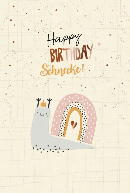 Glückwunschkarte Birthday