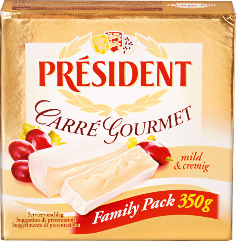 Formaggio a pasta molle Carré Gourmet Président, 350 g
