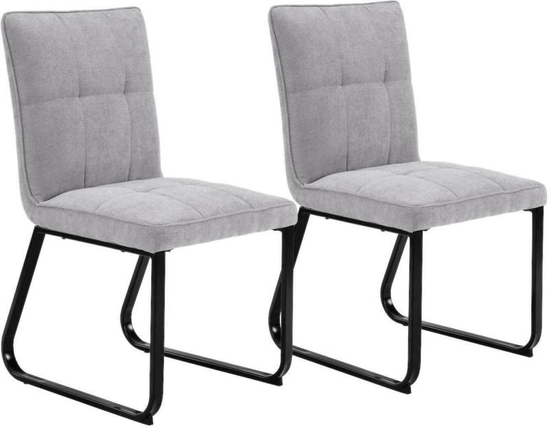 Stuhl-Set 'Tilda', hellgrau