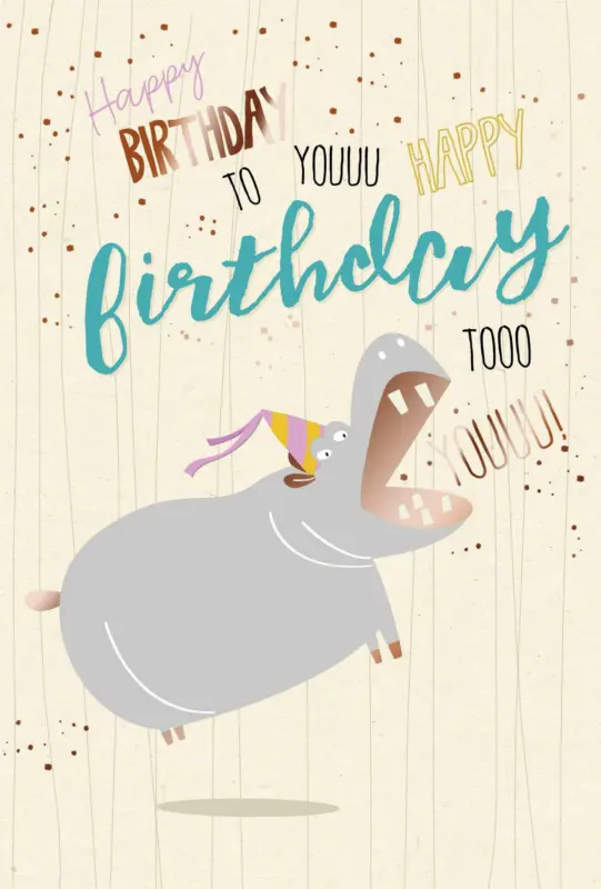 Glückwunschkarte Birthday