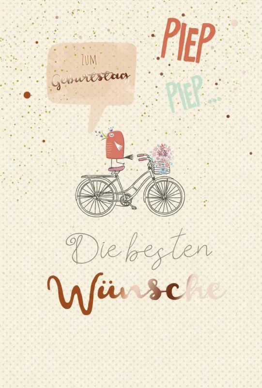 Glückwunschkarte Birthday