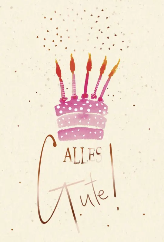 Glückwunschkarte Birthday