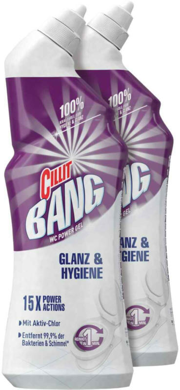 Cillit Bang gel per WC anticalcare & sporcizia 2 x 750 ml -