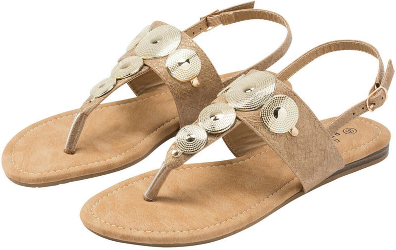 Damen Zehensandalen mit Applikation (Nur online)