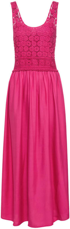 Damen Maxikleid mit Makramee-Spitze (Nur online)