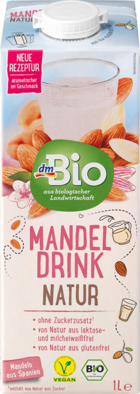 dmBio Pflanzendrink, Mandel Drink