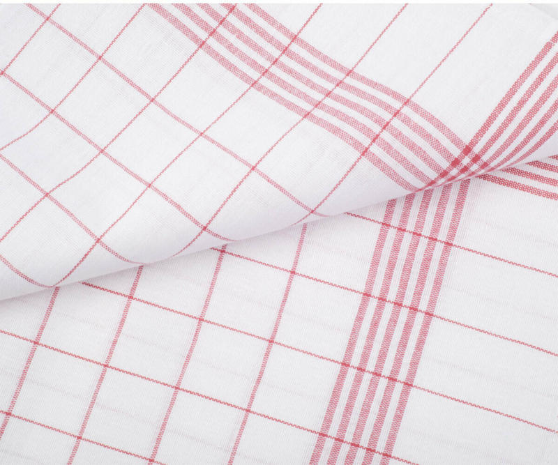Geschirrtuch, 50x70 cm, 10er Pack, rot