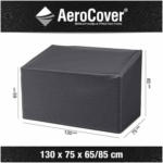 HELLWEG Baumarkt AeroCover Schutzhülle für Lounge-Bänke, 130x75x65/85 cm, anthrazit 130x75x65/85 cm