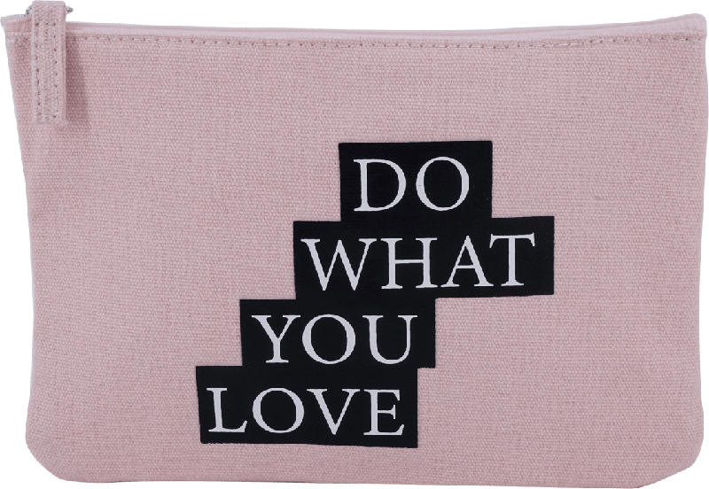 Soapland Kosmetiktasche "Do what you love" rosa