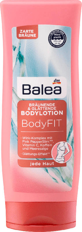 Balea Bodylotion BodyFIT glättend und bräunend