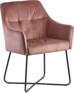 mömax Armlehnstuhl 'Wohnling', rosa