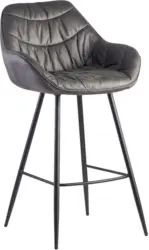 Barhocker 'Wohnling', grau