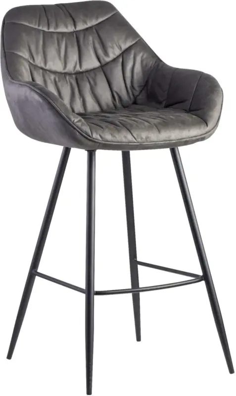 Barhocker 'Wohnling', grau