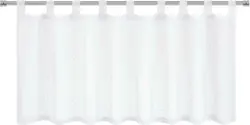 Kurzgardine Fiona in Weiß ca. 50x140cm