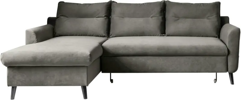 Eckschlafsofa in Dunkelgrau &acute;STYLISH STAN DUNKELGRAU&acute;