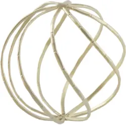 Dekokugel Goldie aus Metall in Gold