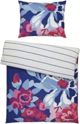 Bettwäsche Blumendesign s'Oliver 140x200 + 70x90 cm