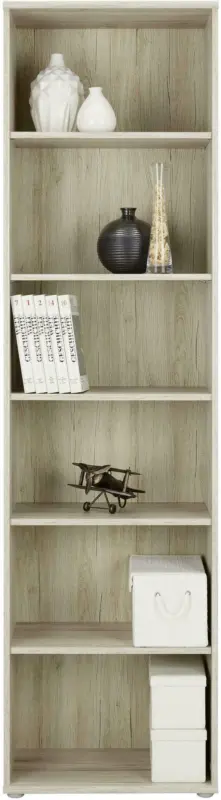 Regal in Eiche/Sandfarben