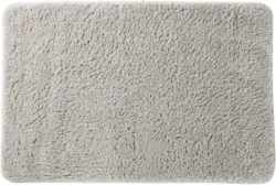Badematte Vivien in Hellgrau ca. 60x90cm