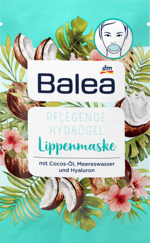 Balea Lippenmaske Hydrogel Cocos