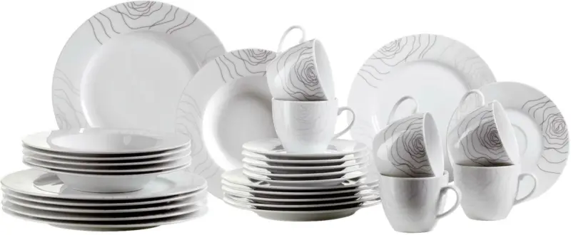 Kombiservice Elisso, 30-teilig