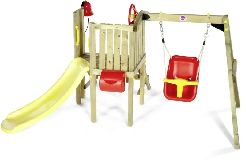 Spielturm Plum aus Holz/Kunststoff
