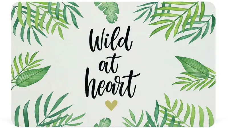Schneidebrett Wild at Heart aus Kunststoff