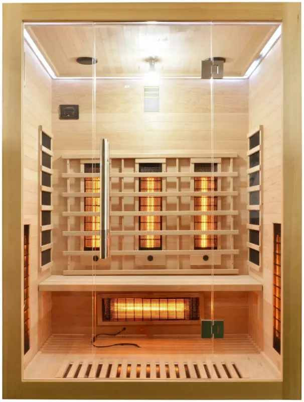 Infrarotkabine aus Holz ca. 150x200x120cm