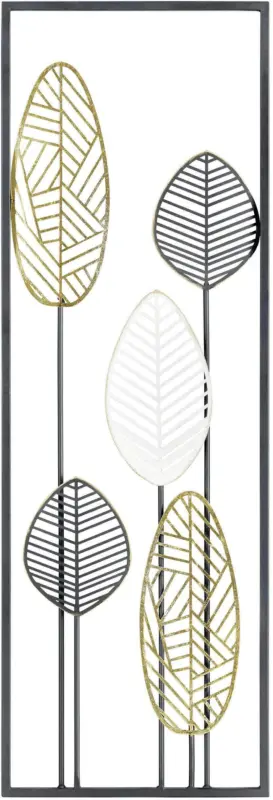 Wanddeko Frond aus Metall ca. 30x90x1,5cm