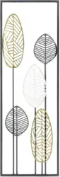 Wanddeko Frond aus Metall ca. 30x90x1,5cm