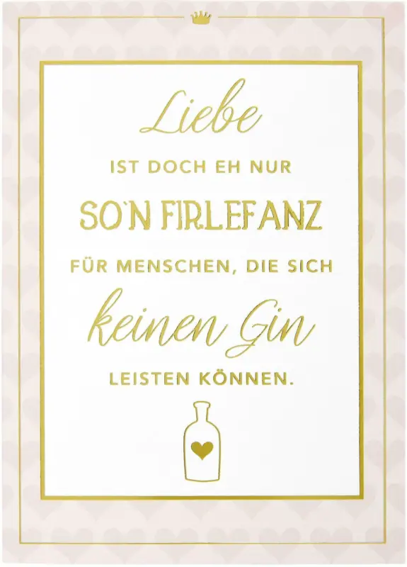 Postkarte Vollzeitprinzessin in Rosa
