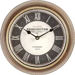 Uhr Milian in Braun ca.Ø24,5cm