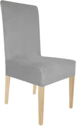 Stuhlhusse Henry in Silberfarben