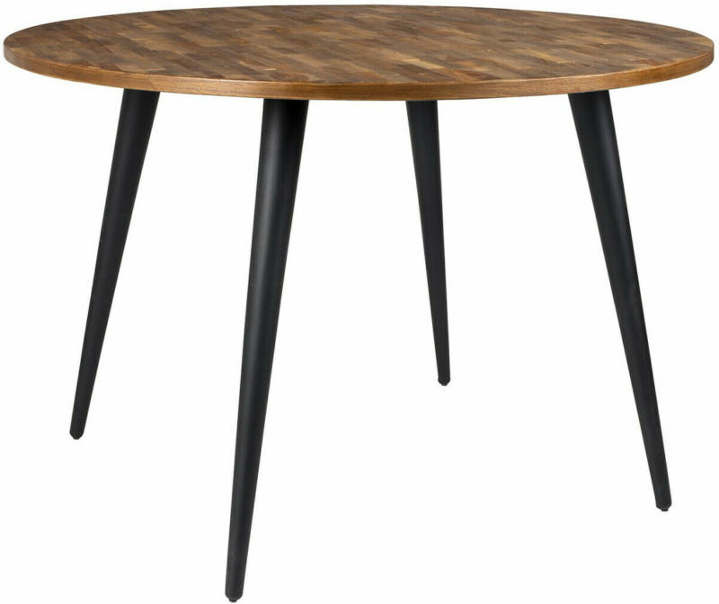 Zuiver Tisch Mo Teak und Schwarz