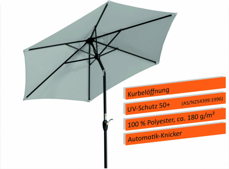Schneider Schirme Bilbao silbergrau