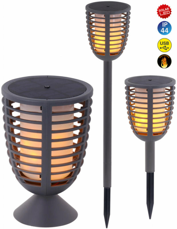 Fackel LED-Solar 3 in 1