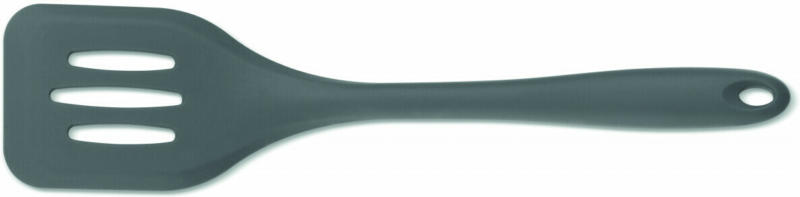 Pfannenwender Tom 29x7cm, geschlitzt Silikon grau