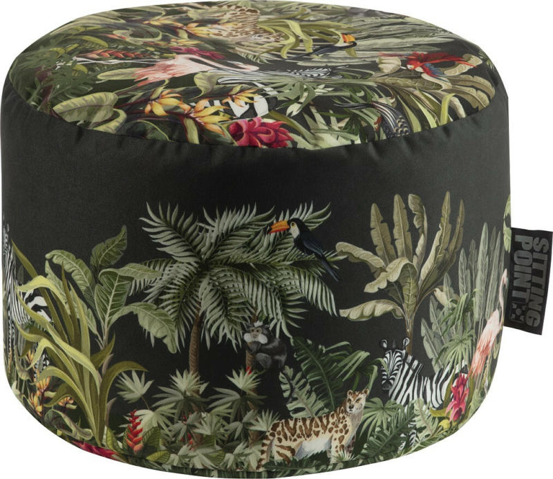 Magma Wildwood Hocker Schwarz 50x30 cm