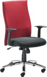 Drehstuhl 'My Ergostar', rot/schwarz